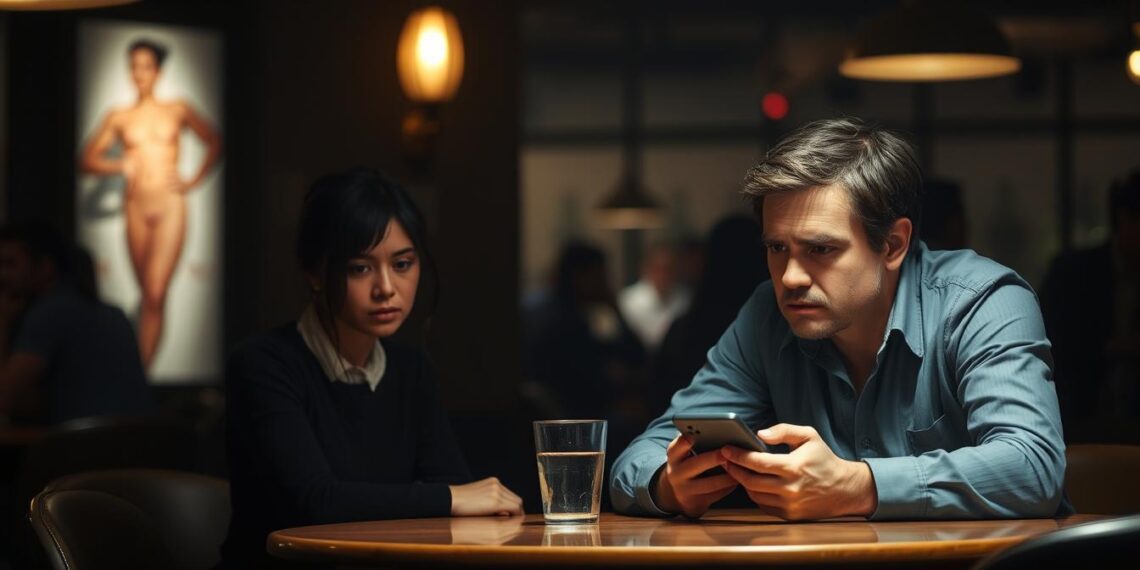 wenn ein mann eine Frau absichtlich ignoriert